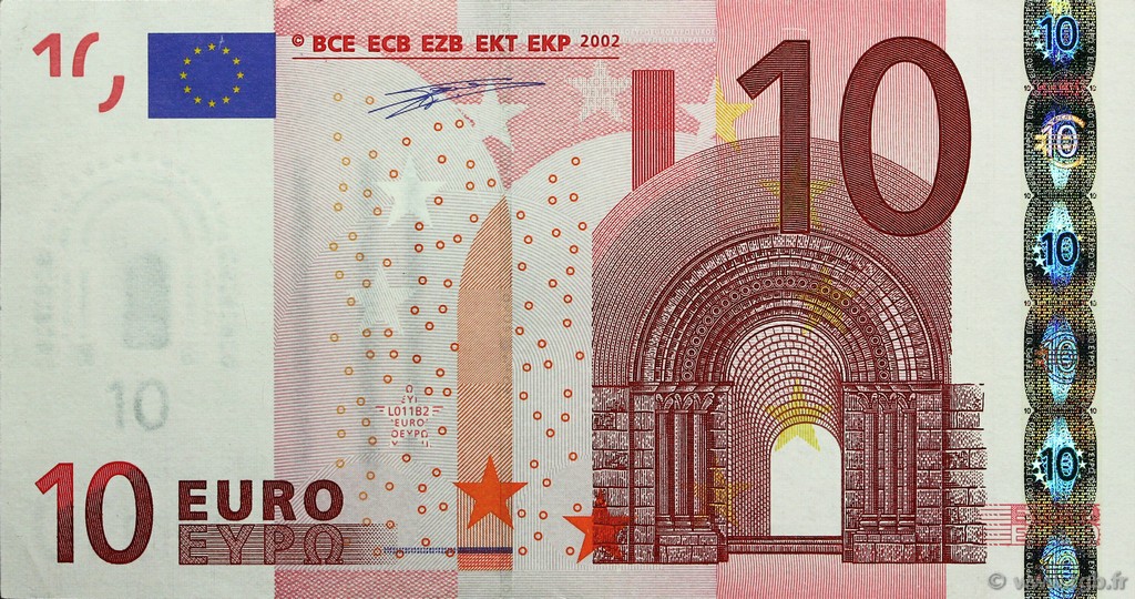 10 Euro EUROPA  2002 €.110.08 AU
