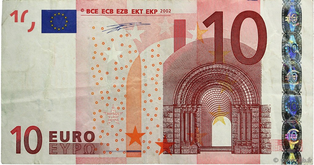 10 Euro EUROPA  2002 €.110.12 F
