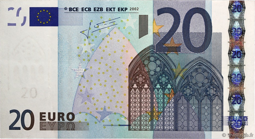 20 Euro EUROPA  2002 €.120. SS