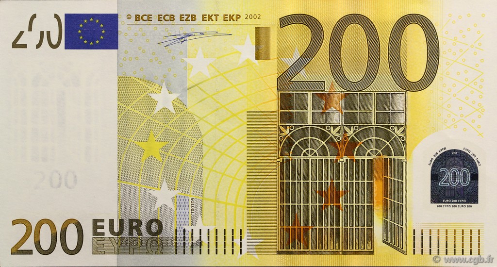 200 Euro EUROPA  2002 €.150.05 XF