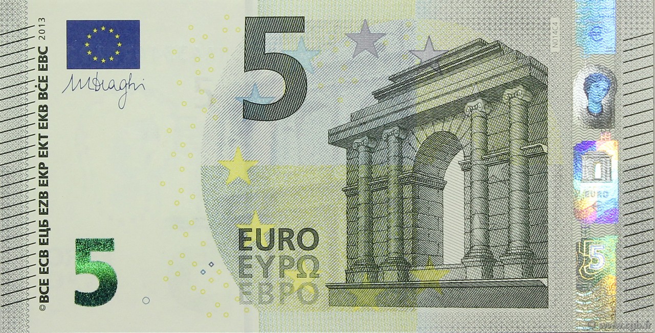 5 Euro EUROPA  2013 €.200.08 UNC