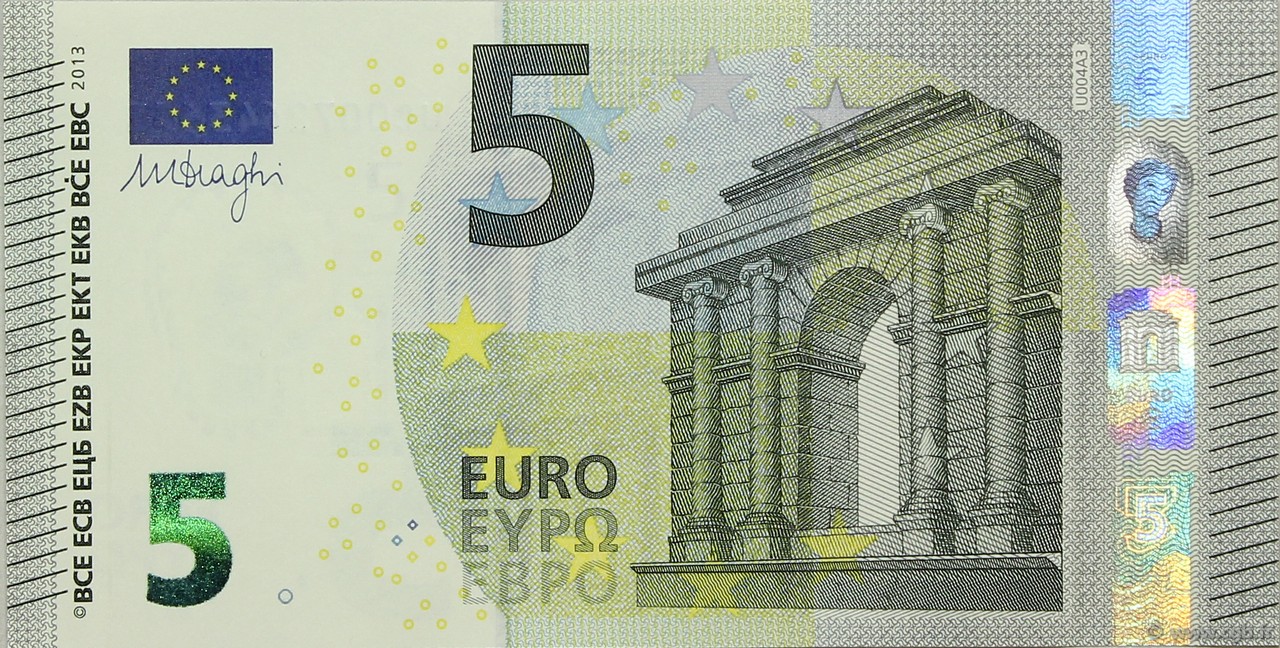 5 Euro EUROPA  2013 €.200.12 UNC