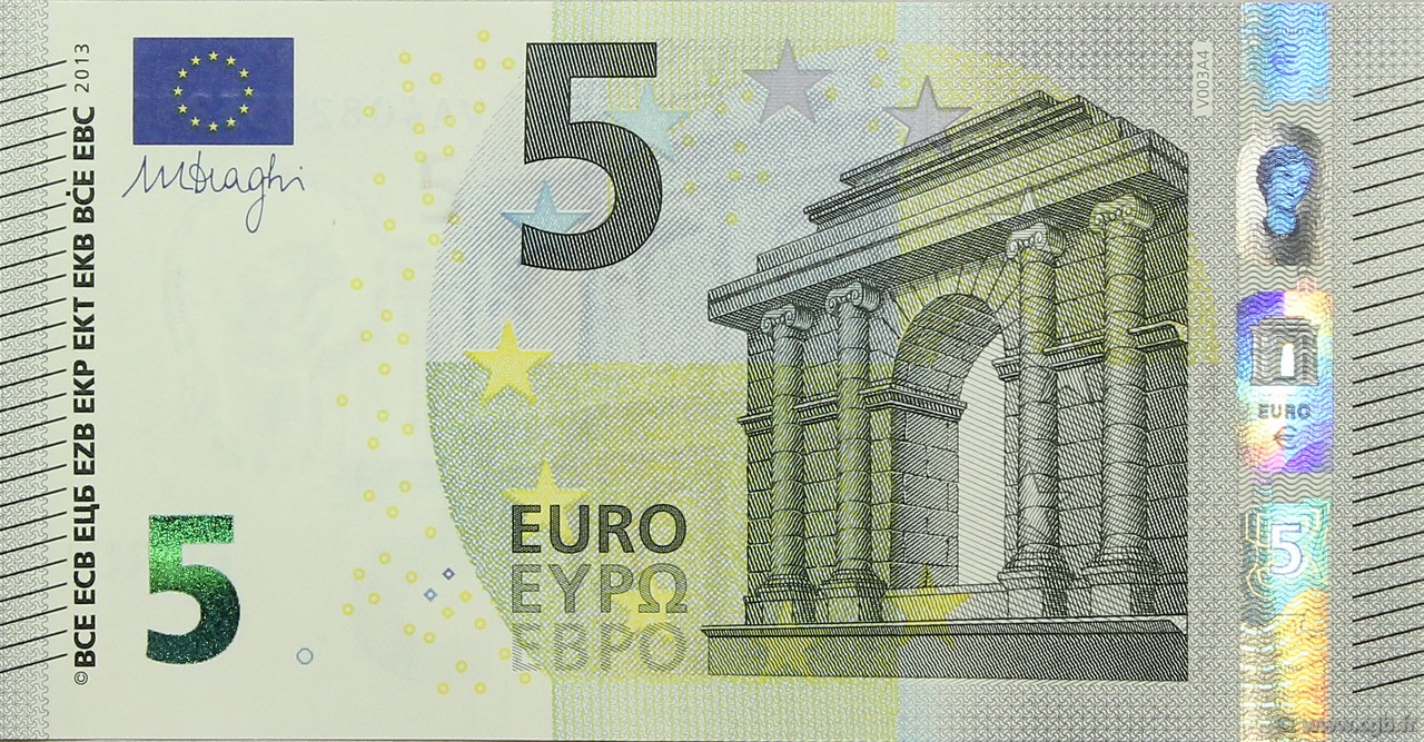5 Euro EUROPA  2013 €.200.13 ST