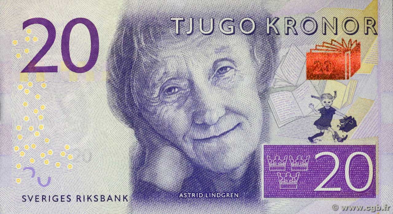 20 Kronor SWEDEN  2015 P.69 UNC
