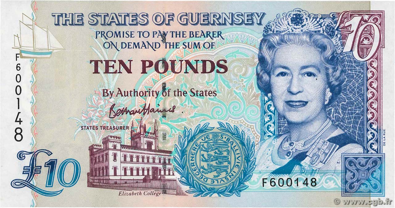 10 Pounds GUERNESEY  2015 P.57d NEUF