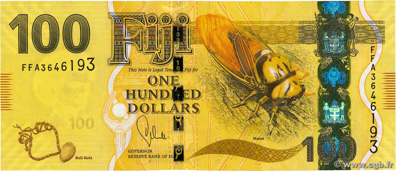 2013 Banknote Fiji Circulating Coins and Currency Postcard 