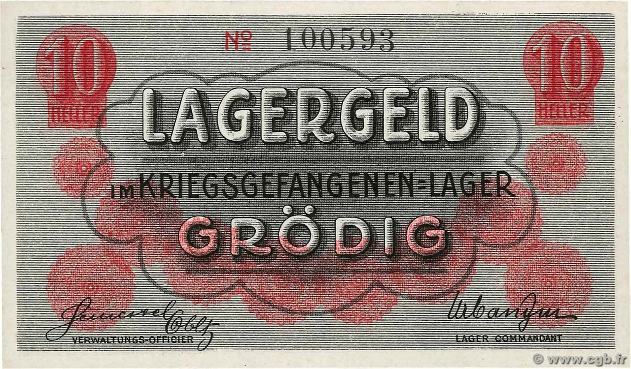 10 Heller AUSTRIA Grödig 1914 L.201a UNC-