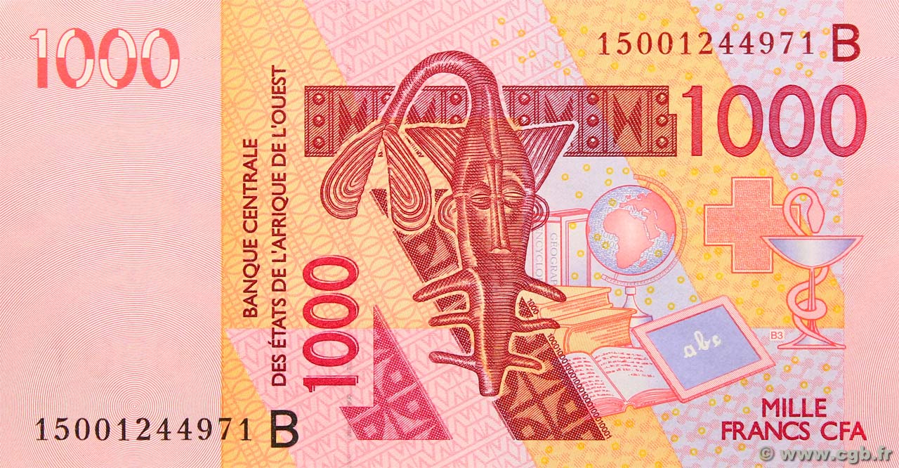 1000 Francs ÉTATS DE L AFRIQUE DE L OUEST  2014 P.215Bi NEUF