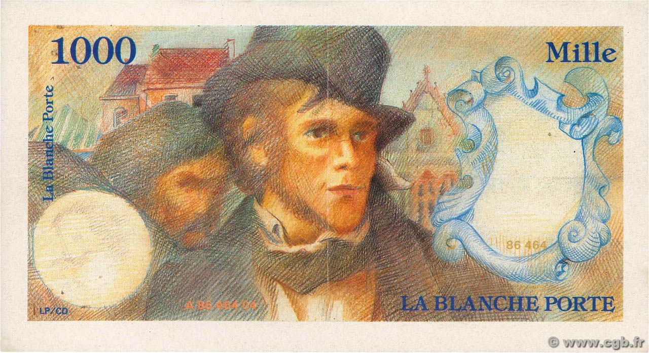 1000 (Francs) FRANCE regionalismo y varios  1990  EBC