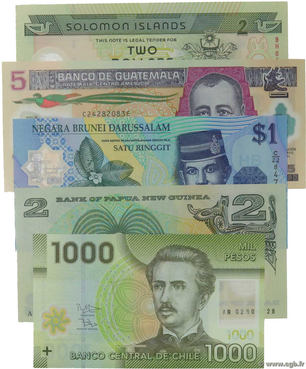 Lot de 5 billets  LOTS  1987 P.LOT NEUF