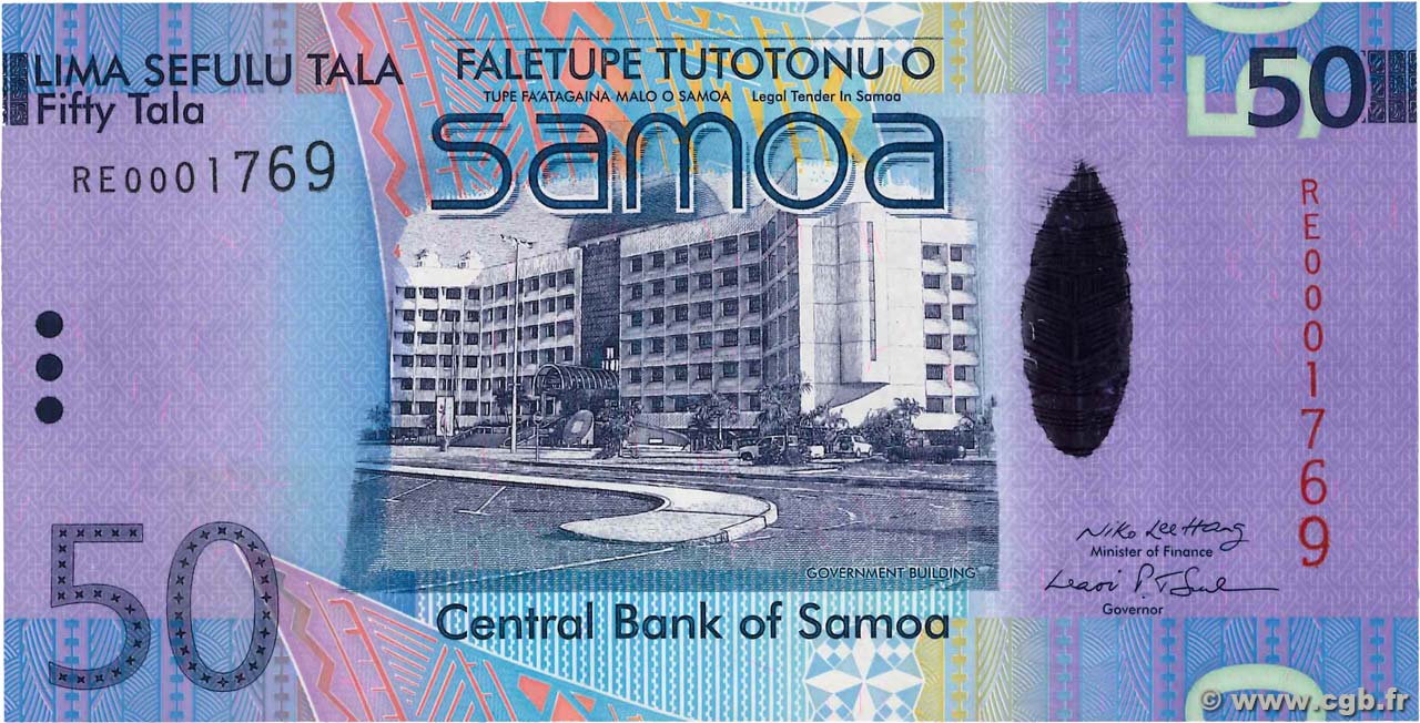 50 Tala SAMOA  2008 P.41a ST