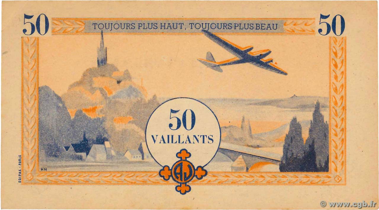 50 Vaillants FRANCE Regionalismus und verschiedenen  1930  VZ