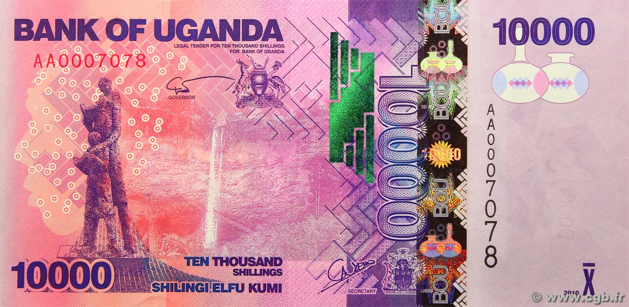 10000 Shillings OUGANDA  2010 P.52a NEUF