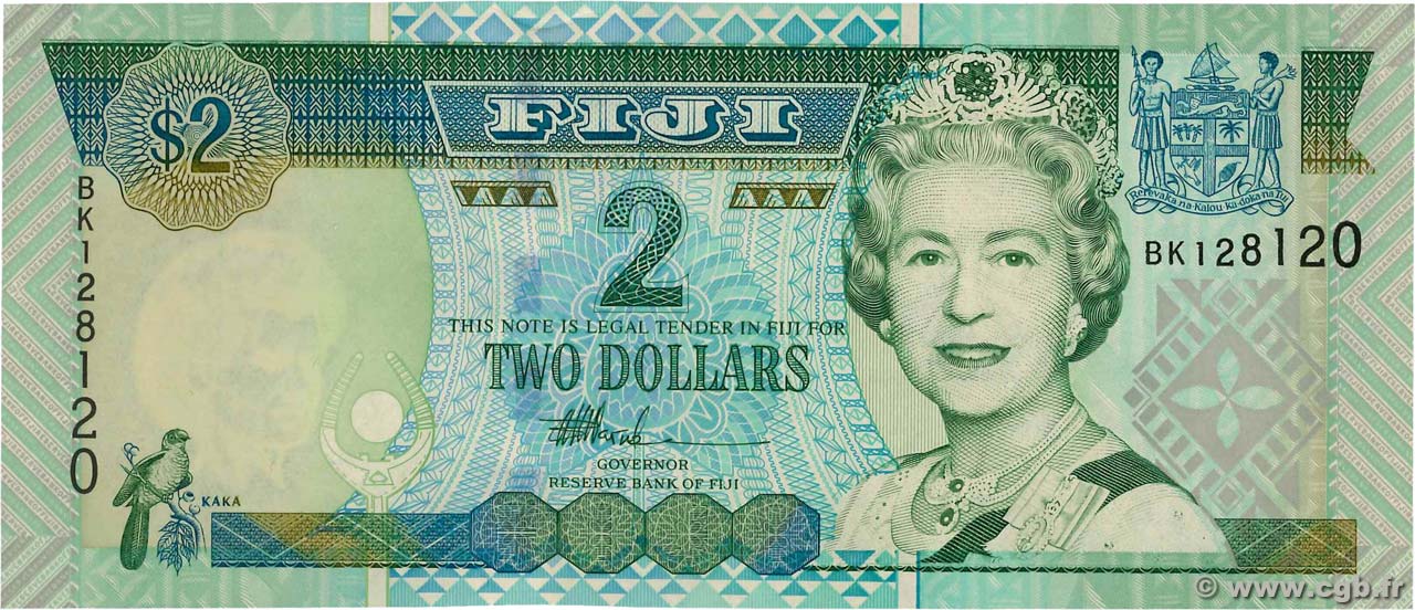 2 Dollars FIDSCHIINSELN  2002 P.104a ST