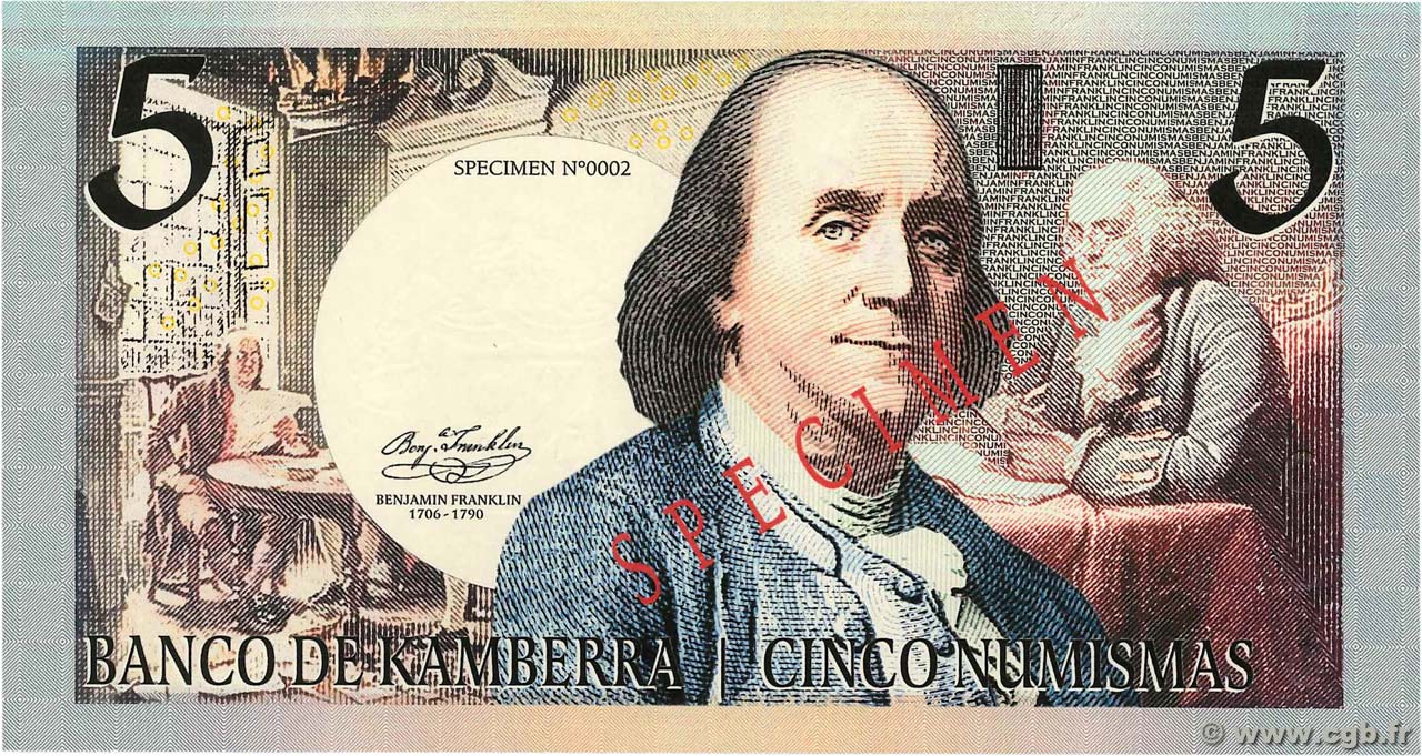 5 Numismas Spécimen AUSTRALIA  2006 P.- UNC
