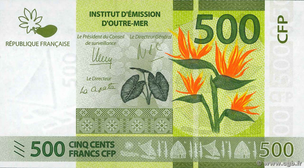 500 Francs POLYNÉSIE, TERRITOIRES D OUTRE MER  2014 P.05 NEUF