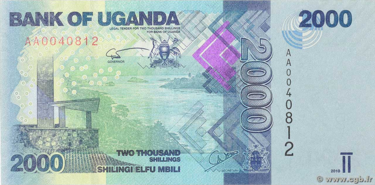 2000 Shillings OUGANDA  2010 P.50a NEUF