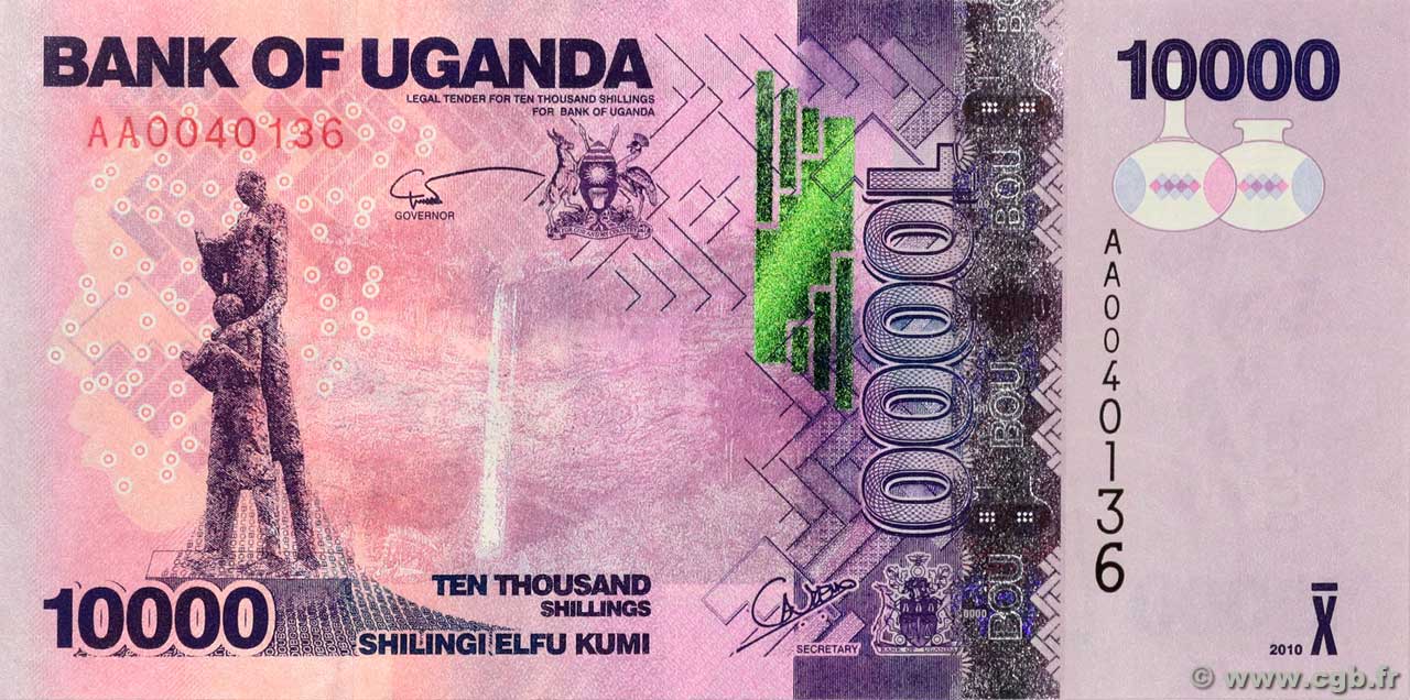 10000 Shillings OUGANDA  2010 P.52a NEUF