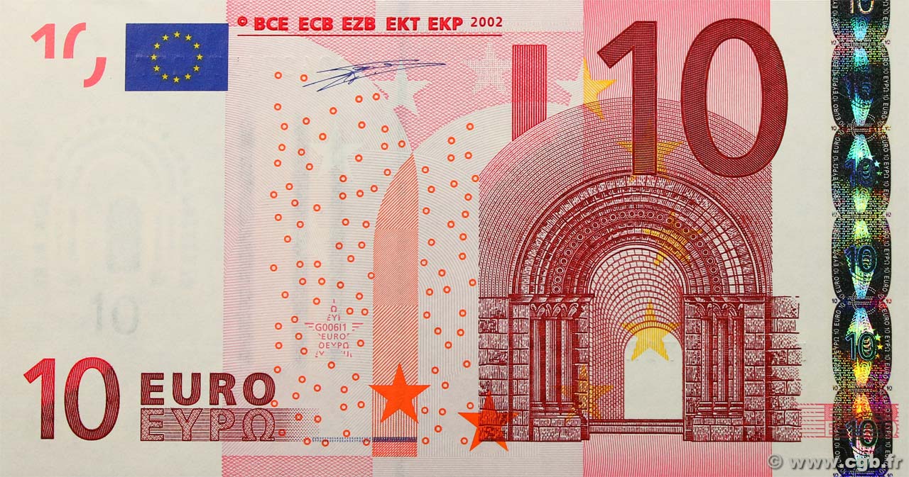 10 Euro EUROPA  2002 P.02p UNC