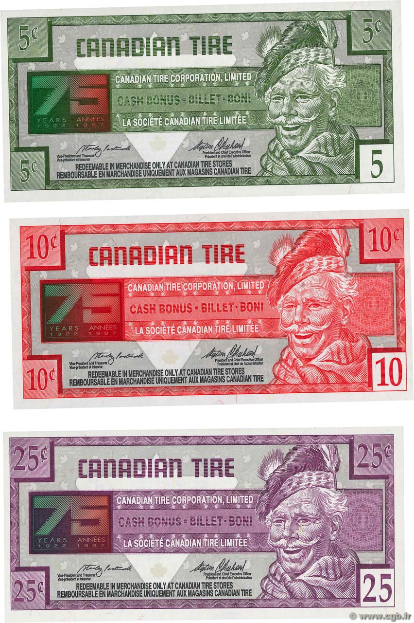 5, 10 et Cents CANADA  1997 P.LOT FDC
