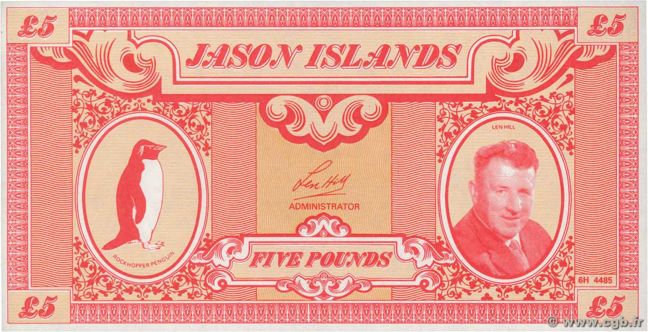 5 Pounds JASON S ISLANDS  2007  ST