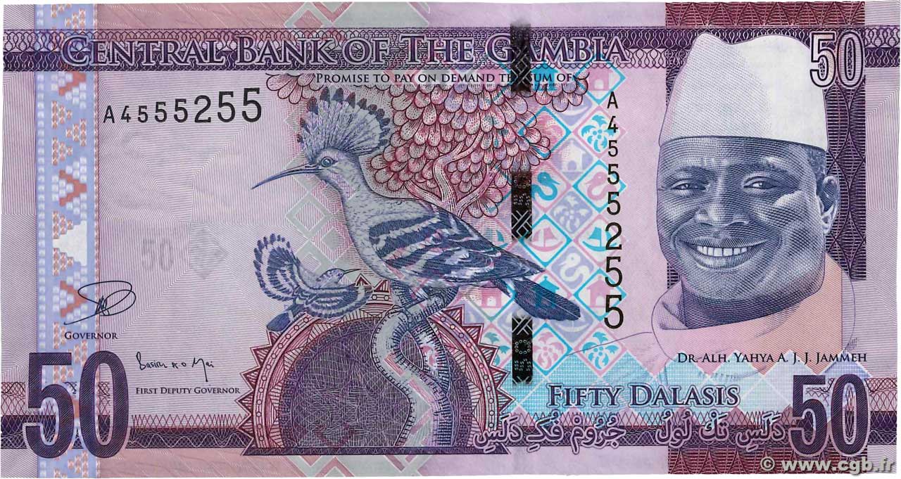 50 Dalasis GAMBIA  2015 P.34 UNC