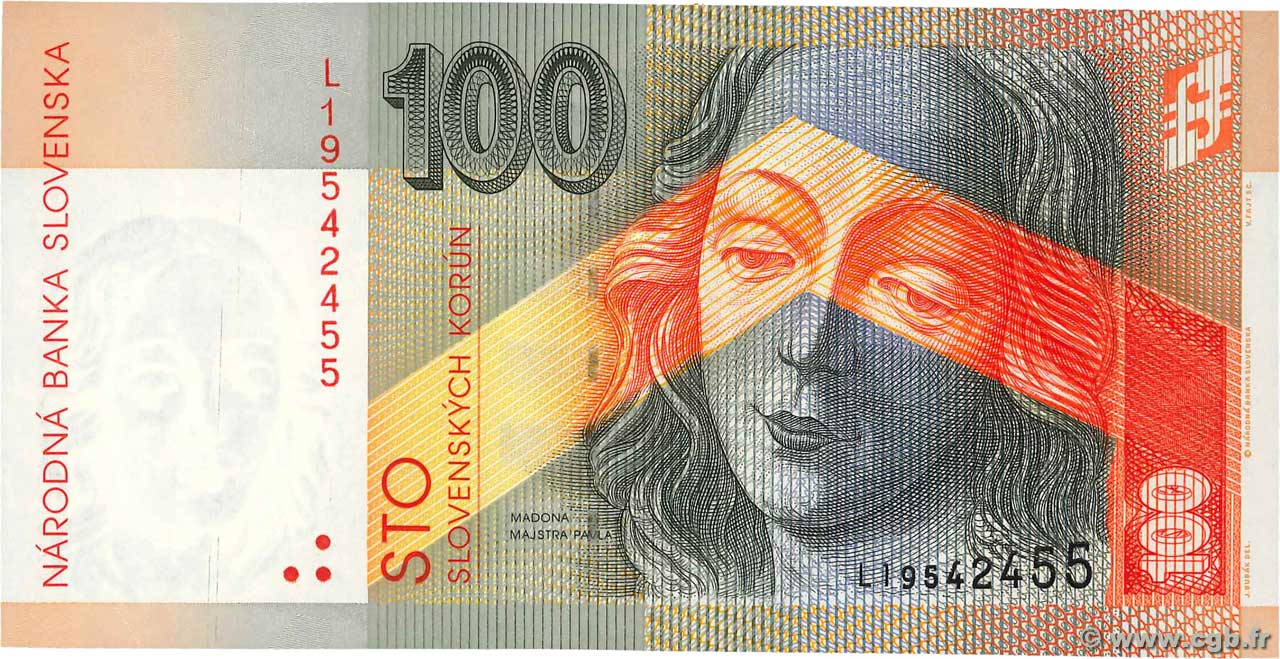 100 Korun SLOVAKIA  1997 P.25b UNC