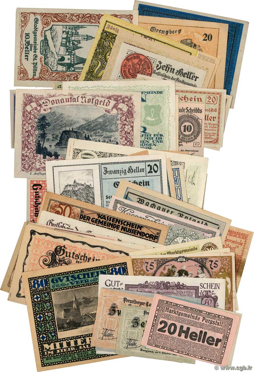 Lot de 50 Billets  AUSTRIA  1923 P.LOT SC+