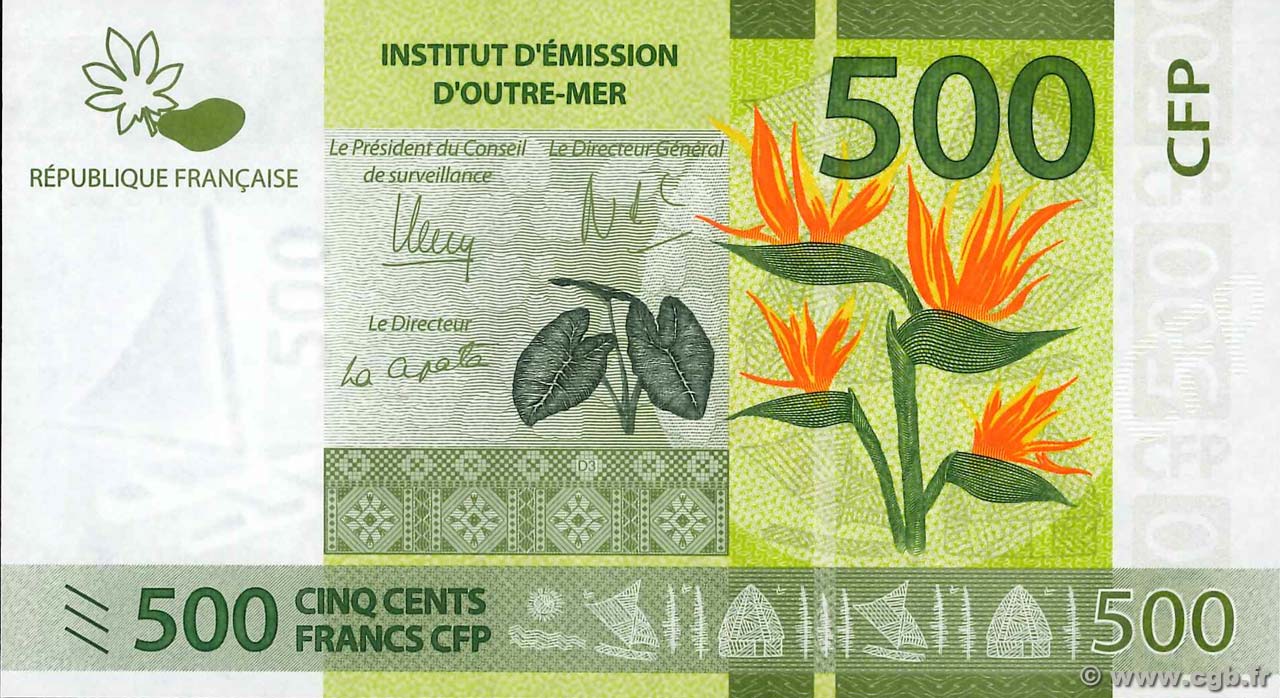 500 Francs POLYNÉSIE, TERRITOIRES D&nbsp;OUTRE MER  2014 P.05 NEUF