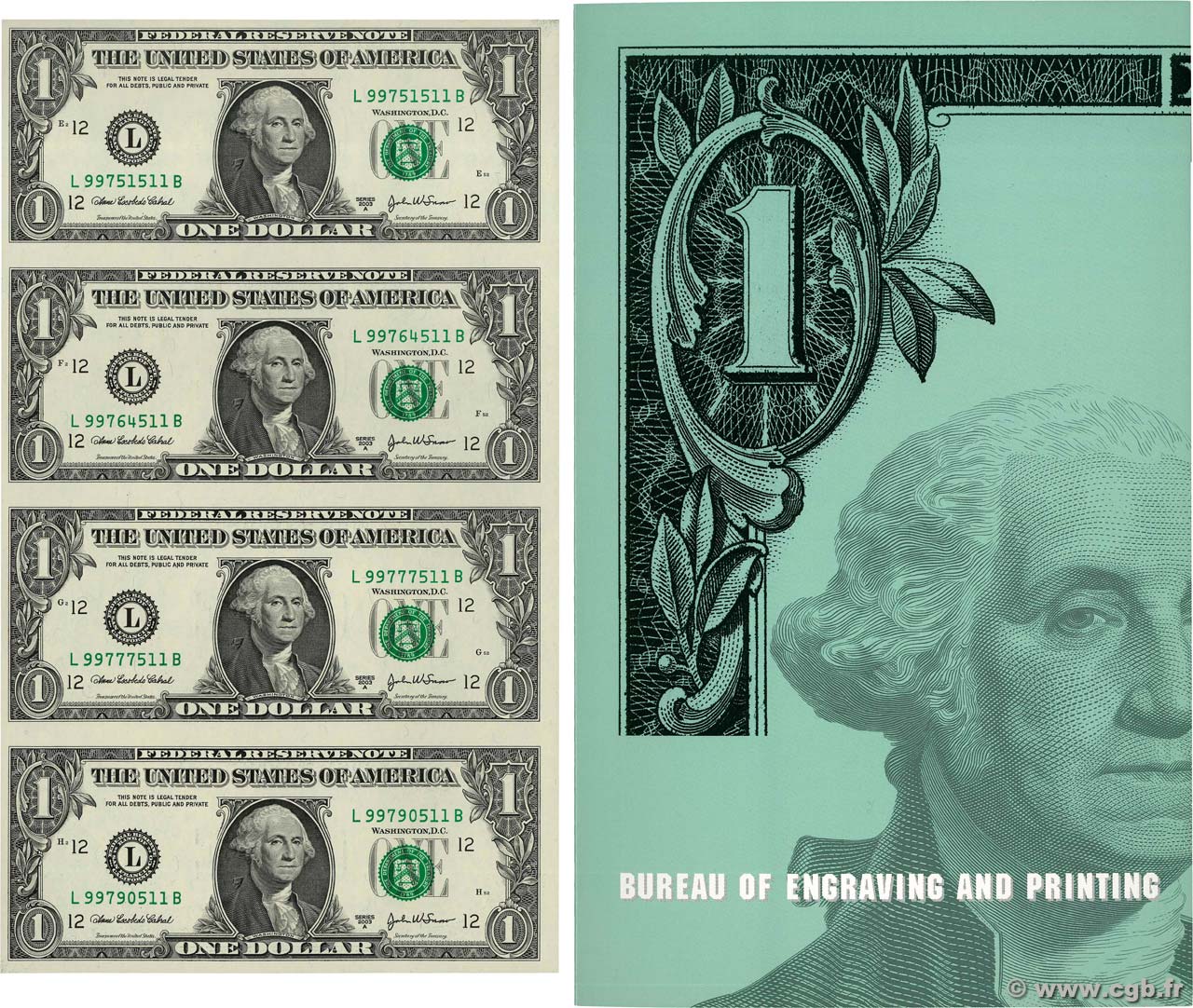1 Dollar ÉTATS-UNIS D AMÉRIQUE San Francisco 2003 P.515b NEUF