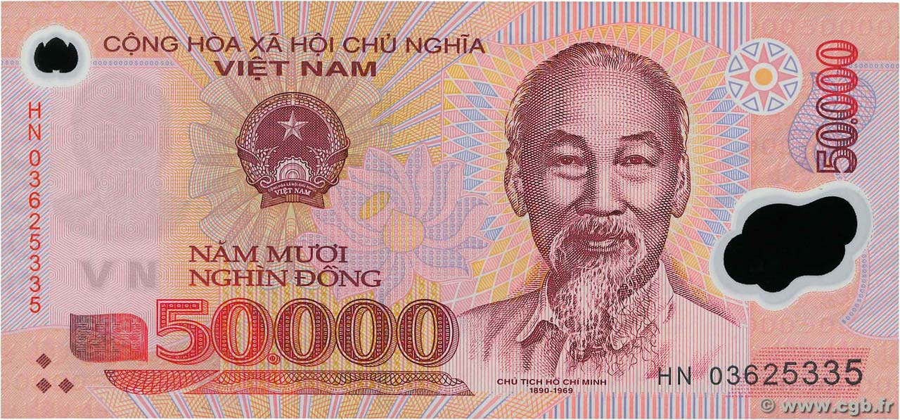 50000 Dong VIETNAM  2003 P.121a FDC