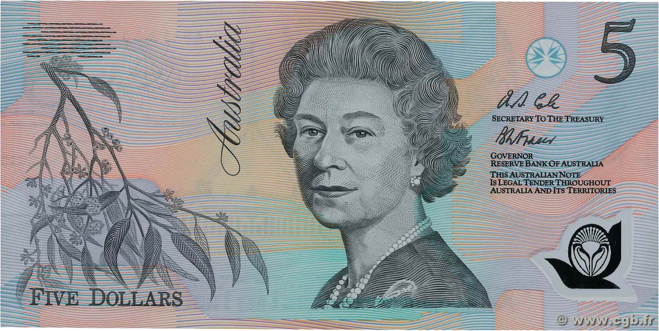 5 Dollars AUSTRALIE  1992 P.50a NEUF