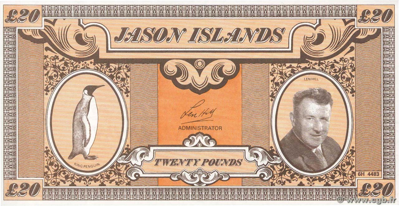 20 Pounds JASON S ISLANDS  2007  FDC