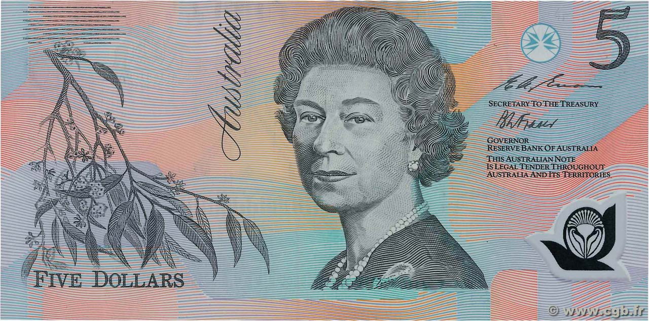 5 Dollars AUSTRALIEN  1993 P.50b ST
