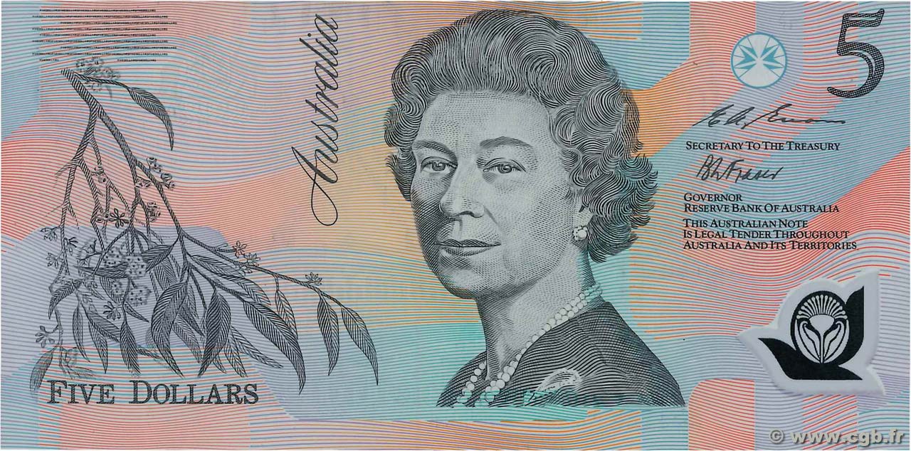 5 Dollars AUSTRALIE  1993 P.50b NEUF