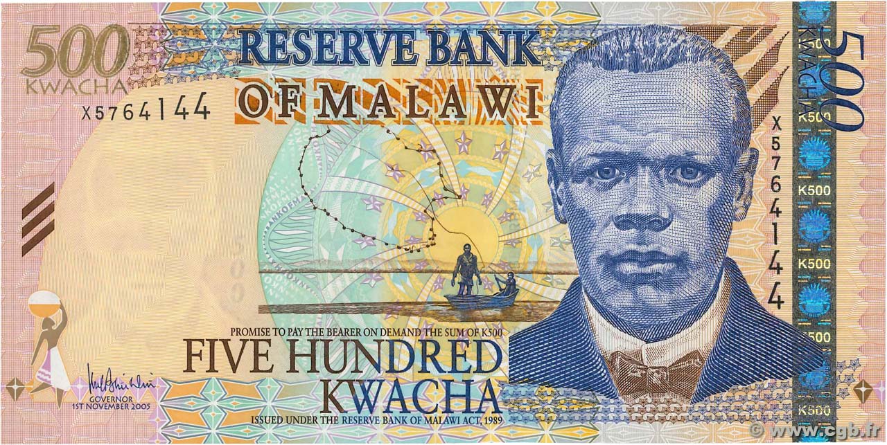 500 Kwacha MALAWI  2005 P.56a FDC