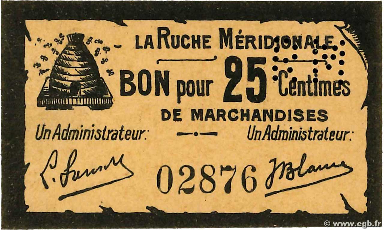 25 Centimes FRANCE regionalismo e varie Agen 1914 JP.47-003 BB