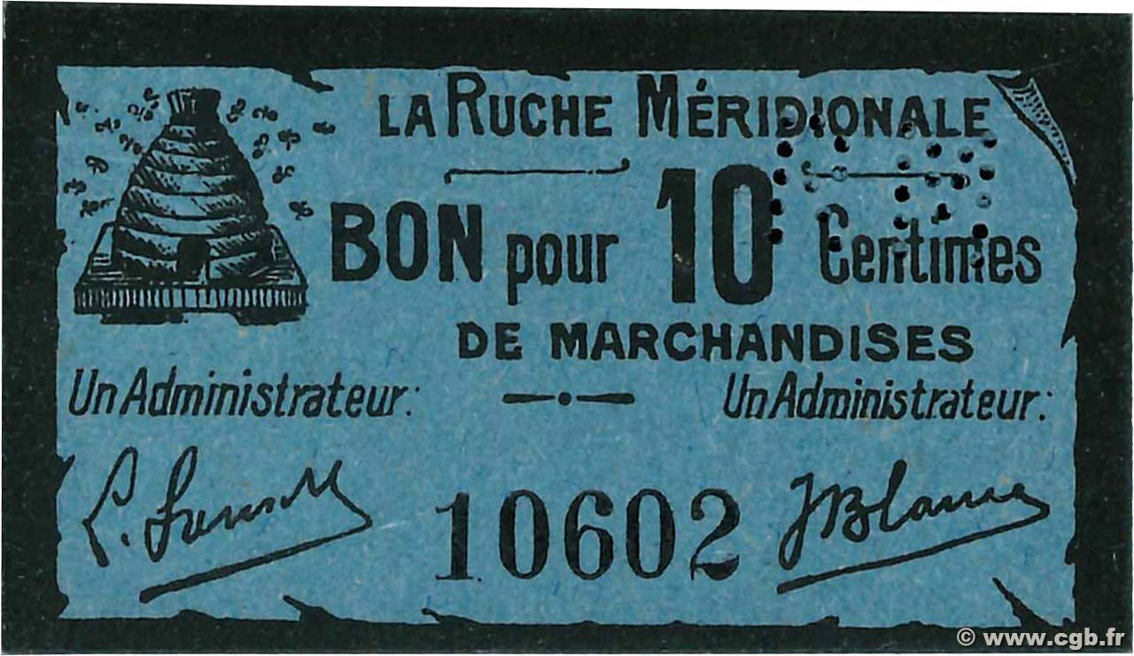 10 Centimes FRANCE regionalismo e varie Agen 1914 JP.47-002 BB