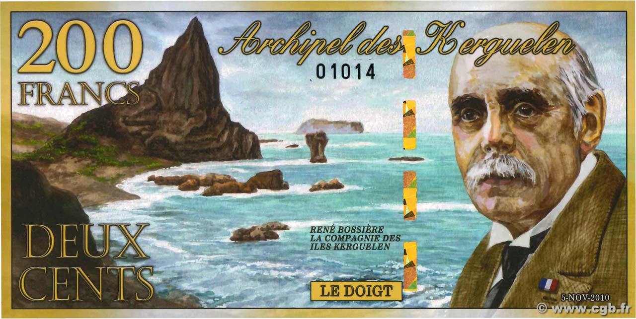 200 Francs KERGUELEN  2010  ST