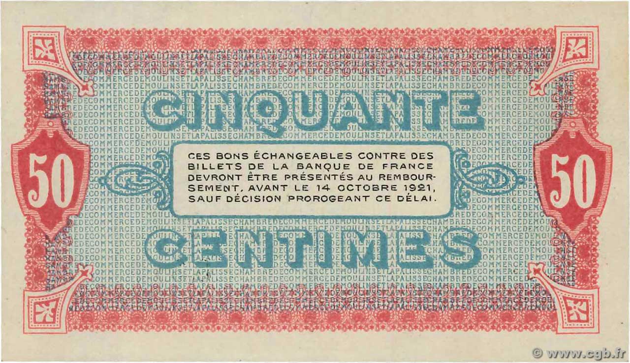 50 Centimes FRANCE regionalismo y varios Moulins et Lapalisse 1916 JP ...