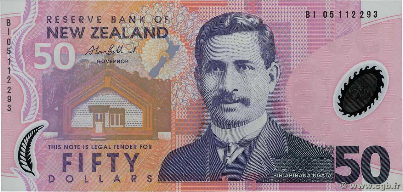 50 Dollars NOUVELLE-ZÉLANDE  2005 P.188b NEUF