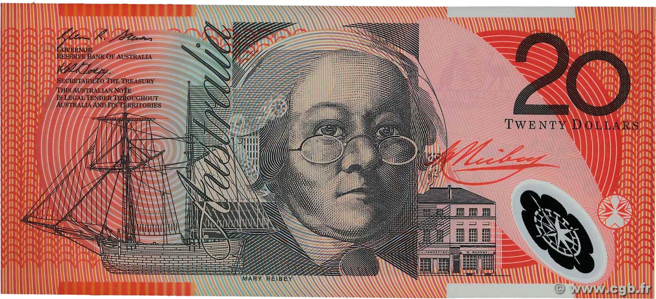 20 Dollars AUSTRALIA  2007 P.59e UNC