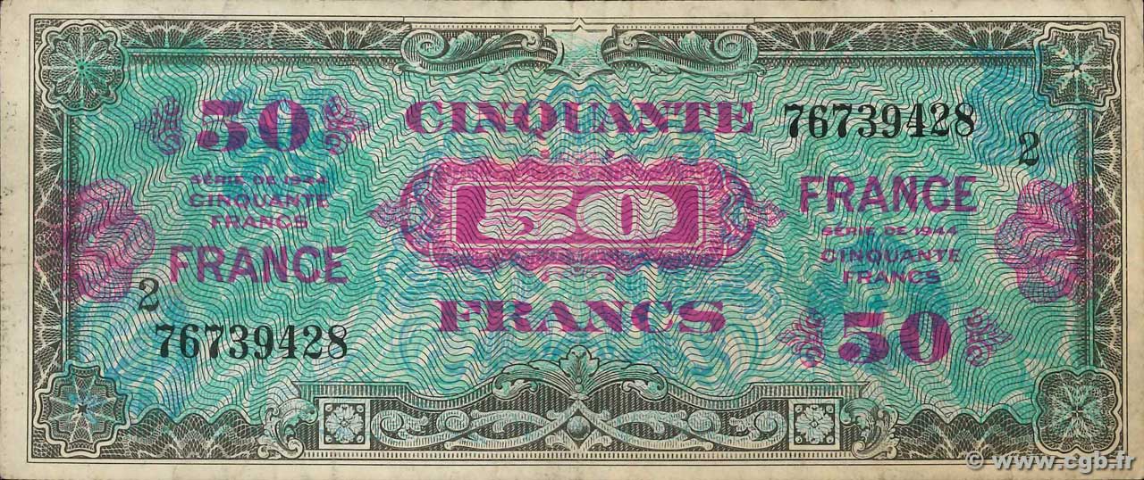 50 Francs FRANCE FRANCIA  1945 VF.24.02 BC