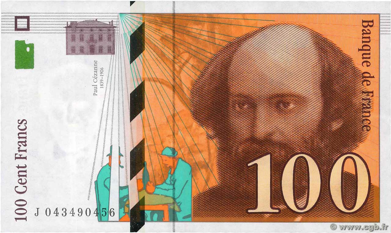 100 Francs CÉZANNE FRANCE  1998 F.74.02 SUP