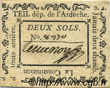 2 Sols FRANCE regionalism and miscellaneous Teil 1792 Kc.07.160 XF