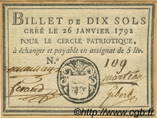 10 Sols FRANCE regionalismo e varie Arles 1792 Kc.13.011 q.SPL