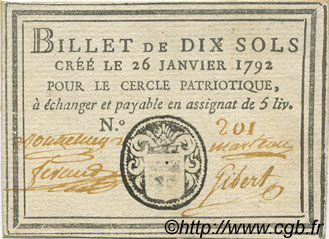 10 Sols FRANCE regionalism and miscellaneous Arles 1792 Kc.13.011 VF+