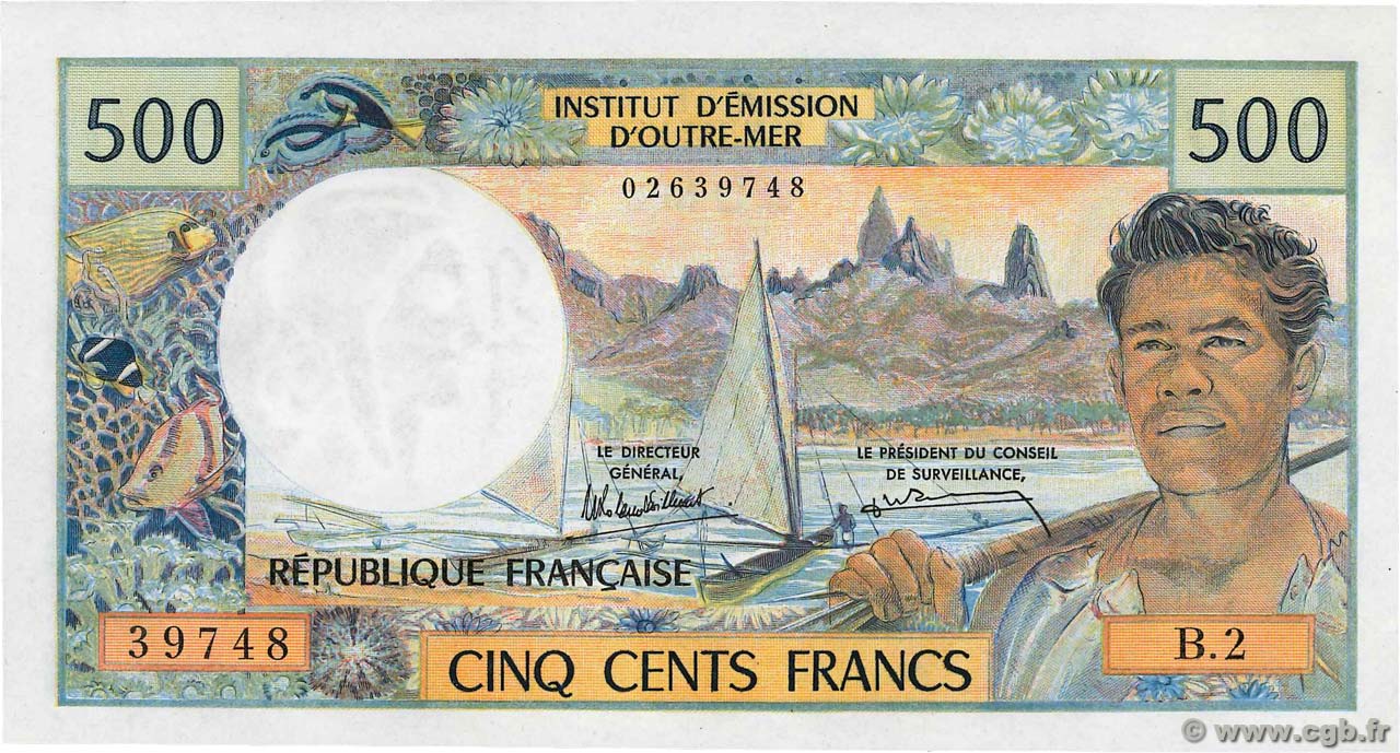 500 Francs NOUVELLE CALÉDONIE  1990 P.60e ST