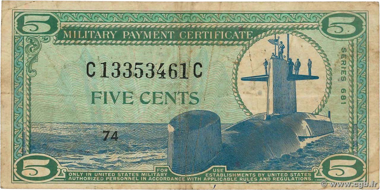 5 Cents STATI UNITI D AMERICA  1969 P.M075 BB