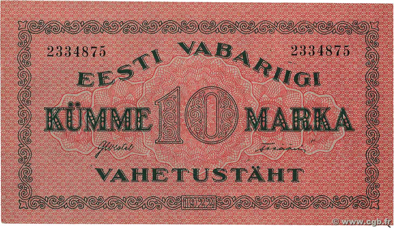 10 Marka ESTONIA  1922 P.53a SC+